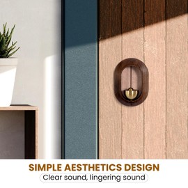 Kimonce Shopkeepers Bell for Door Open,Door Chime for Business When Entering Magnetically-Attached, for Refrigerator, Room, Porch, Garden, Backyard, Restaurant,Home Garden Wind chime Housewarming Gift