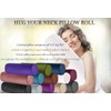Tinbolunce Memory Foam Roll Pillow for Knee/Leg/Neck - Full Moon