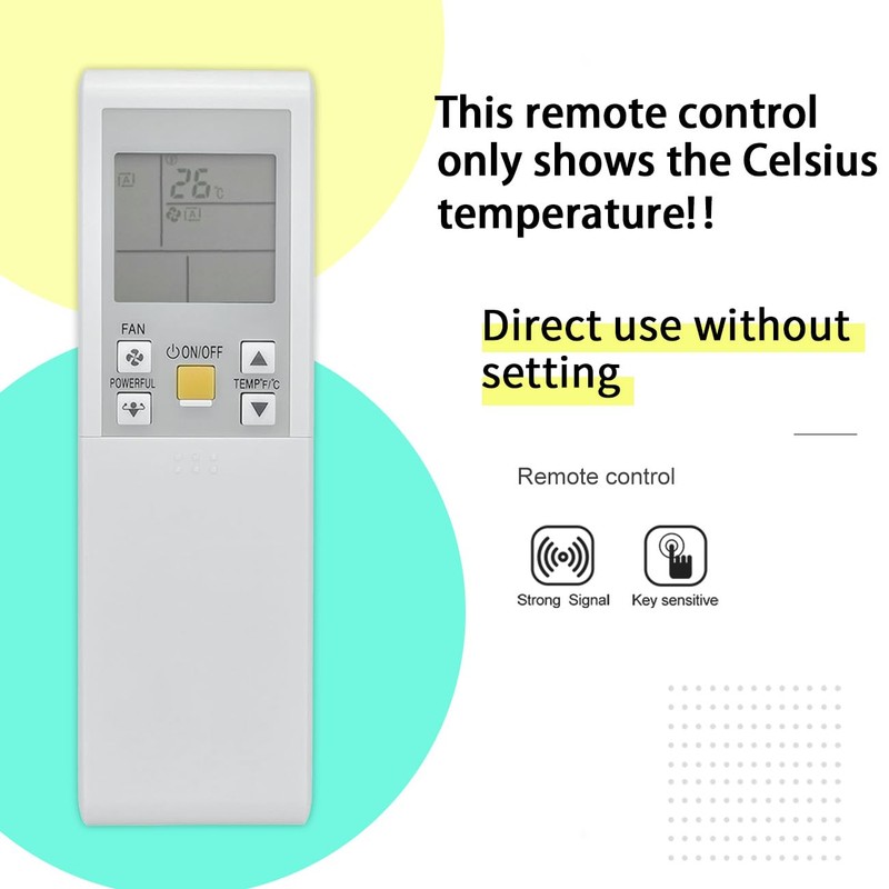 Replacement Remote Control for Daikin AC Air Conditioner ARC452A9 ARC452A10