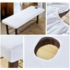Massage Table Sheet, 27.56x74.8" Massage Bed Cover with Face Hole,Elastic
