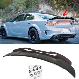 MUTUSAISI Rear Trunk Spoiler Wing Gurney Flap Wickerbill Hellcat Style Fit for Dodge Charger SXT/SRT/GT/RT/Scat Pack/Enforcer 2011-2023 Accessories