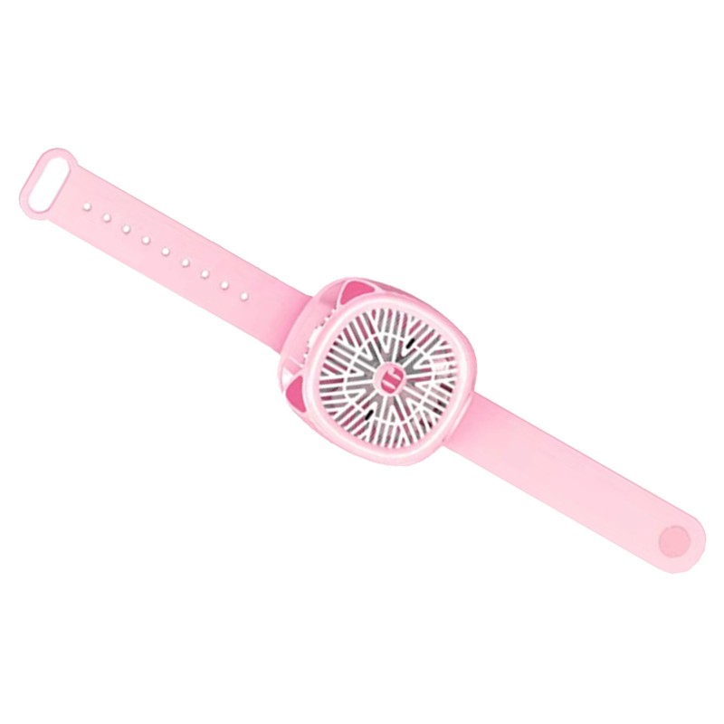 Mini Fan Watch USB Charging Rechargeable 3 Gear Portable Wrist