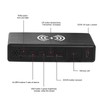 Black Wood Clock Digital Decoration White Light Wooden LED Clock