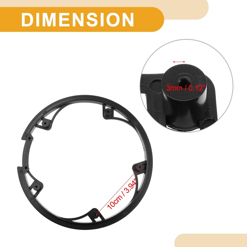 Partuto 2 Pcs Universal Bike Crankset Chain Wheel Cover -