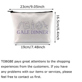 TOBGBE BG3 Astarion Game Gift DND Adventure Awaits Inspired Makeup Bag BG3 Gamer Gift Astarion Merchandise (Dinner Bag CA)