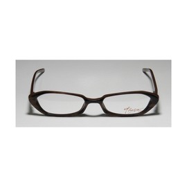 Thalia Dahila Womens/Ladies Ophthalmic Glamorous Designer Full-rim Flexible Hinges Eyeglasses/Eye Glasses (51-16-140, Chocolate)