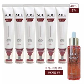 AHC [AHC]AHC 아이크림 시즌14 풀리프트 40ml 6개+로지 24k 1개 AHC Eye Cream Season 14 Full Lift 40ml 6pcs + Rose 24K 1pc [AHC Ice Cream Season 14 Full Lift 40ml 6 pieces + Rose 24K 1 piece]