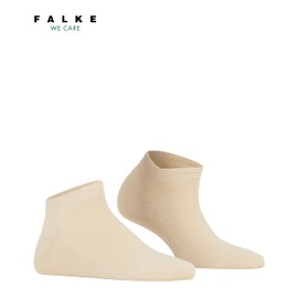 FALKE Women's Family W SN Sustainable Cotton Low-Cut Plain 1 Pair Trainer Socks, Beige (Cream 4019) new - eco-friendly, 5.5-8