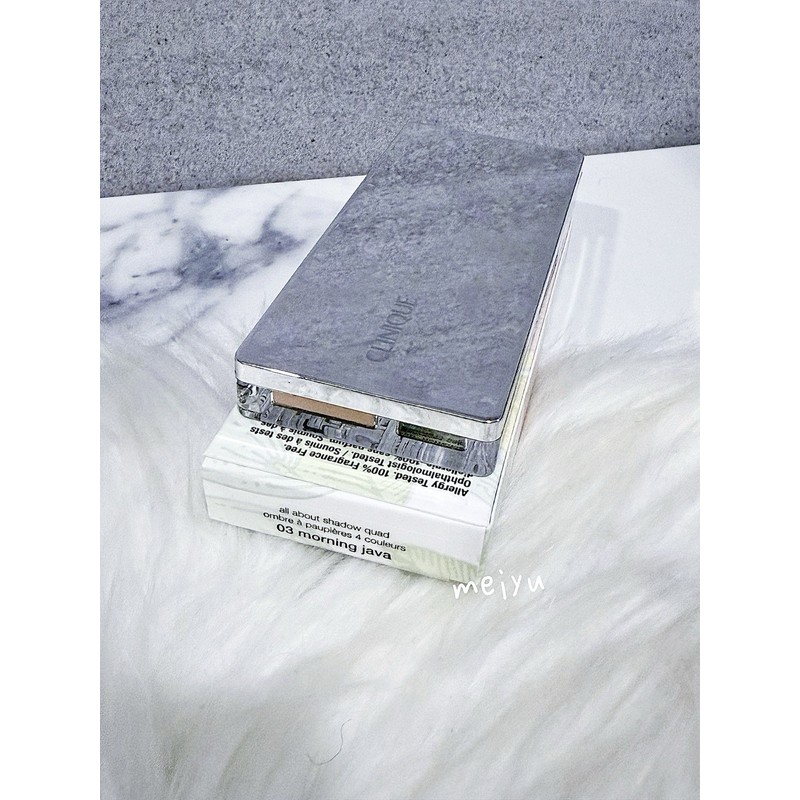 Clinique 03 MORNING JAVA, Clinique All About Shadow Eyeshadow Quad,