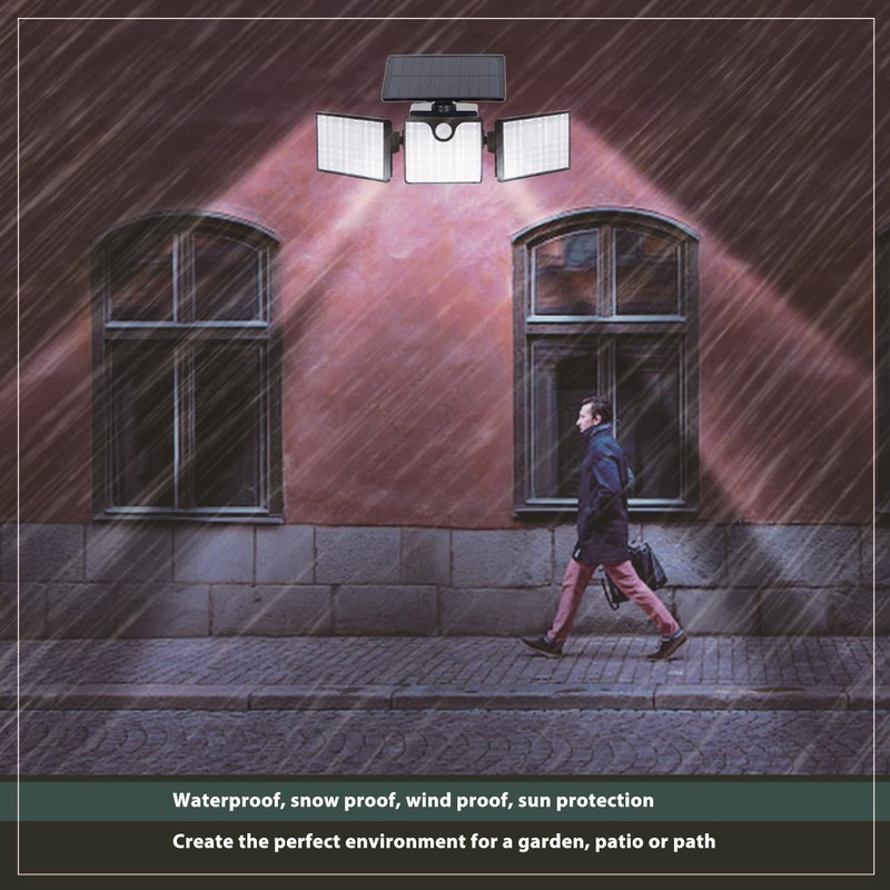 Solar Outdoor Light with Motion Sensor 50000H LED IP65 Waterproof