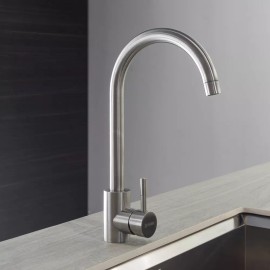 Cnx Mezcladora Satinada Para Fregadero De Cocina