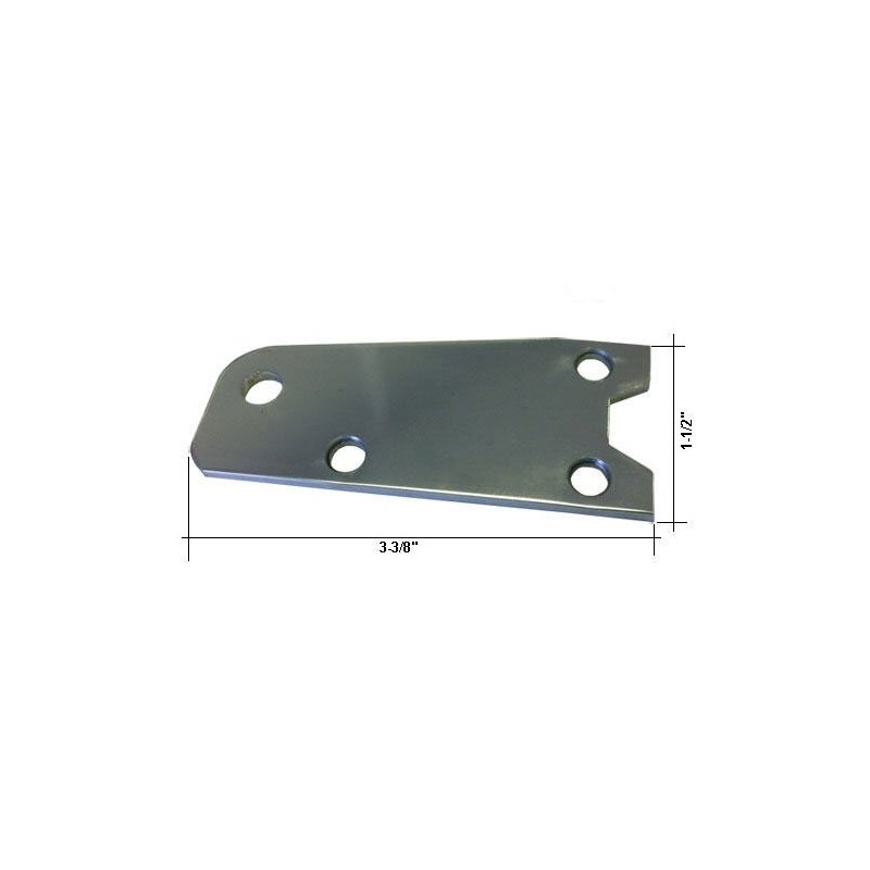 Shower Door Pivot Plate for Swinging Pivot Shower Doors