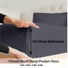 Zipper Fitted Sheet - Brushed Hotel Quality Bottom Sheet 16