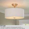 GO&SO 8.5"/216 mm Lamp Shade Diffuser,Frosted White Acrylic Drum Lampshade