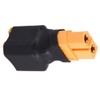 JFtech 3pcs No Wire XT60 Parallel Connector 1 Female to