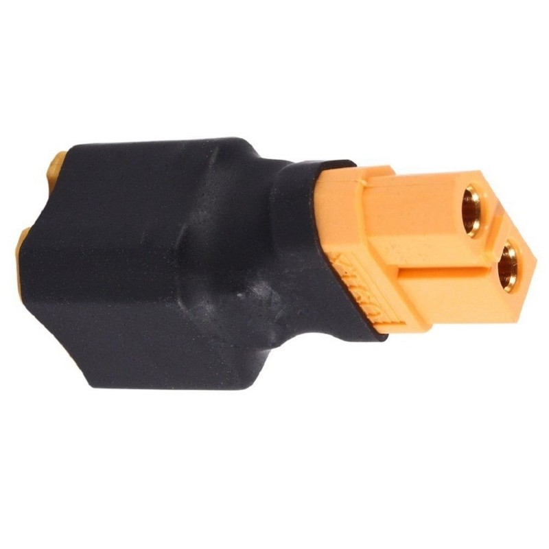 JFtech 3pcs No Wire XT60 Parallel Connector 1 Female to