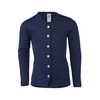 Engel Natur Childrens Wool & Silk Cardigan, navy