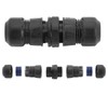 PENGLIN 2PCS Waterproof RJ11 Panel Mount Coupler Female to Female,