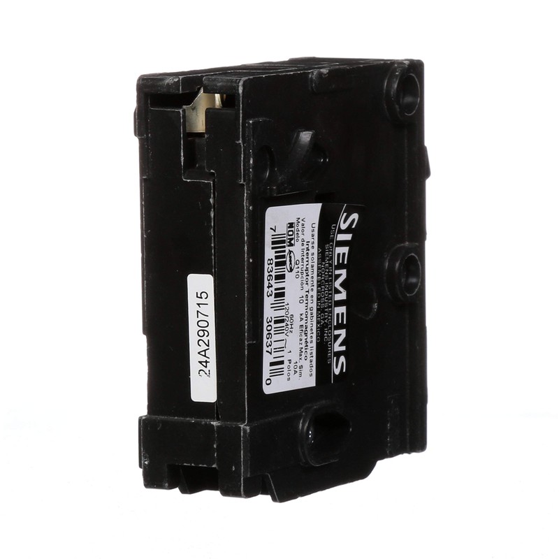 Q110 10-Amp Single Pole Type QP Circuit Breaker