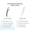 SOMETHING NICE Versa Floss Picks - Minty Fresh Twin Floss