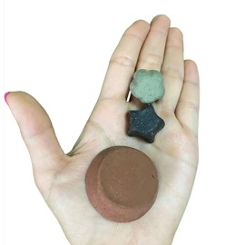 Kit 3 Mascarillas Faciales Sólidas De Arcilla Artesanales