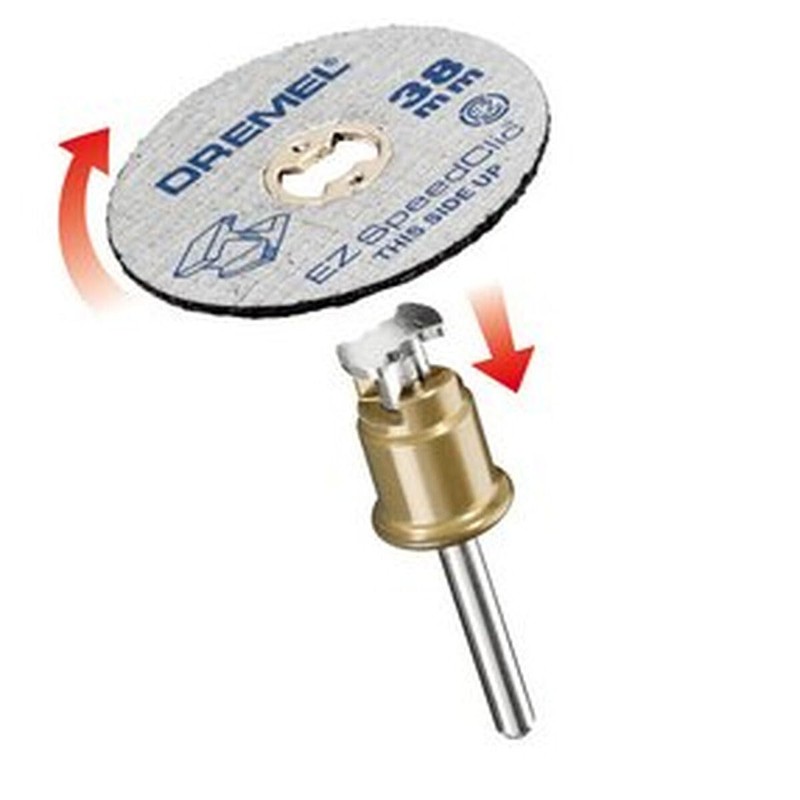 Dremel EZ SpeedClic SC456B Metal Cutting Wheel 12-pack, 12 Cutting
