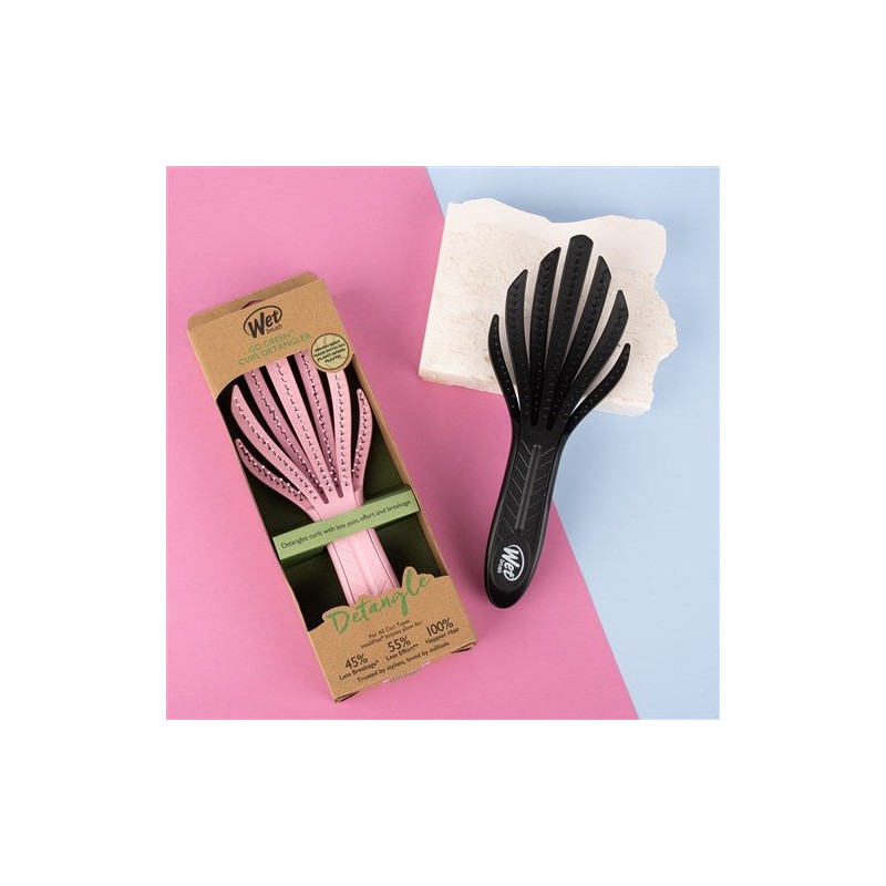 WetBrush Go Green Curl Detangler Brush - Black