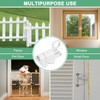 M METERXITY 2-Pack Self-Closing Latch Aluminum Alloy Automatic Window Sliding