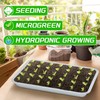 WBCBEC Plant Germination Trays, Stainless Steel Plant Trays Stainless Metal