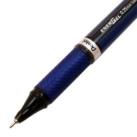 Pentel Energel Euro Ballpoint Pen, 0.35mm Needle Tip, Black Ink (BLN23-A)
