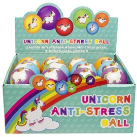 4 x Softball Unicorn Foam Ball Party Bag Children's Birthday Party Bag