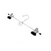 24 Quality Pants Hangers Heavy Duty Add-on Skirt/slack Metal Hanger,