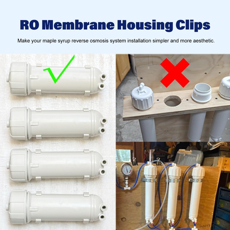 MOPUEHEL 400 GPD RO Membrane with Reverse Osmosis Membrane Housing