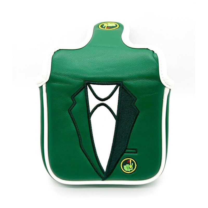 Green Jacket Golf Half Mallet Putter Club Cover Headcover