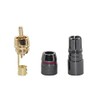 [2pcs] Hi End RCA Male Plug Adapter Audio Phono Gold