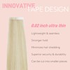 FUOTONBUTY Tape in Hair Extensions Human Hair Double Stitched Invisible