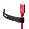 PZOZ (10 pcs) Reusable Cable Ties, Elastic Silicone Cord Organizer