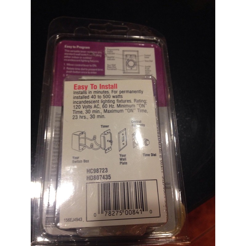 Intermatic EJ341C Programmable 24-Hour Security Timer