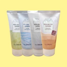 The Saem Healing Tea Garden Cleansing Foam 150mlx2 new Rooibos Tea White Tea / 더샘 힐링 티 가든 클렌징폼 150mlx2 new 루이보스티 화이트티