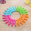 18pcs Super Grip Extra Strong Plastic Clothes PegWashing Line Strong