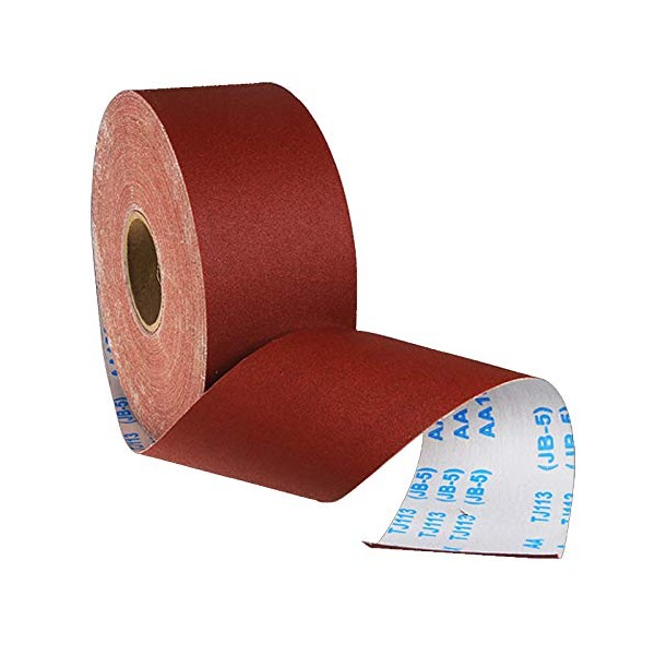 TOOLSATAR Emery Cloth, Grits Emery Cloth Roll 1 Metre 150 Grits Abrasive Flexible Cloth Sanding Paper Grinding Polishing Tools for Manual Sanding Contoured Surface & Curved Surface