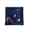 Blue Moon Japan Dragonfly Appetizer Plate Set, Blue (Set of