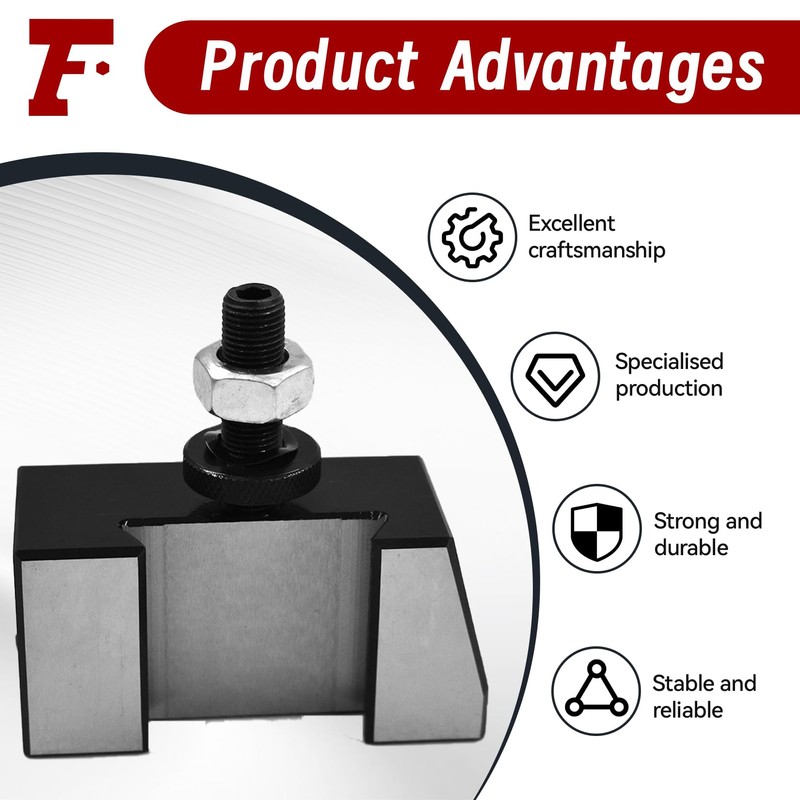 findmall AXA #7 250-107 Universal Parting Blade Holder CNC Lathe