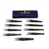 yourDroid ESD Tweezers Set 9 Pieces with Case
