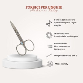 Gifaz Stainless Steel Nail Scissors Made in Italy