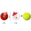 6cm 12pcs Santa Claus Christmas Ball Ornaments Set Decorative Tree