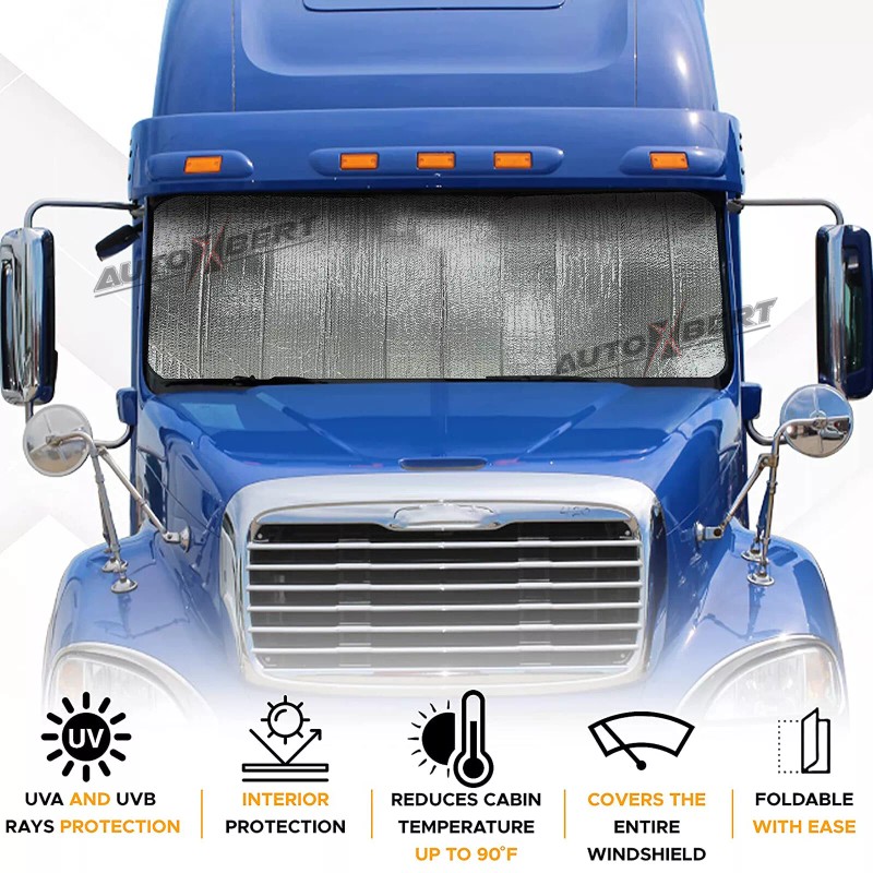 Xukey 2.2M Windshield Sun Shade Foldable UV Block Cover For