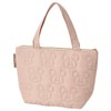 Skater KBCT9-A Quilted Fabric Insulated Lunch Tote Bag with Pockets,