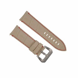 Ewatchparts 22-24mm Leather Watch Band Strap Compatible With Montblanc Timewalker Chrono Watch
