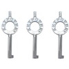 KeyPower (3) Tactical Universal Handcuff Keys Standard Issue Law Enforcement